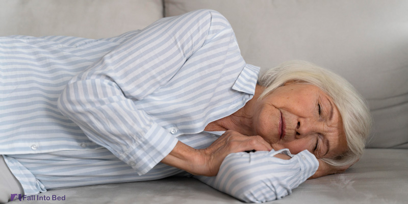 why do older people sleep less