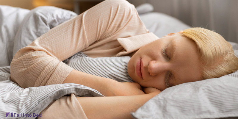 sleep on the side during period